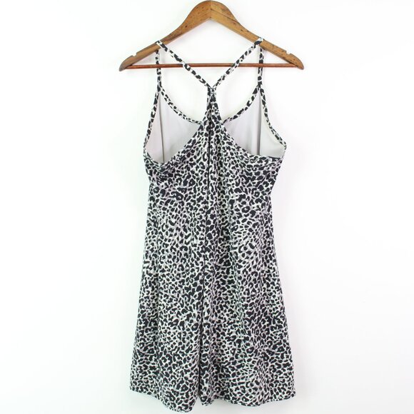 Outdoor‎ Voices Animal Print Racerback Athletic Dress Black Grey Size XL - Picture 9 of 9